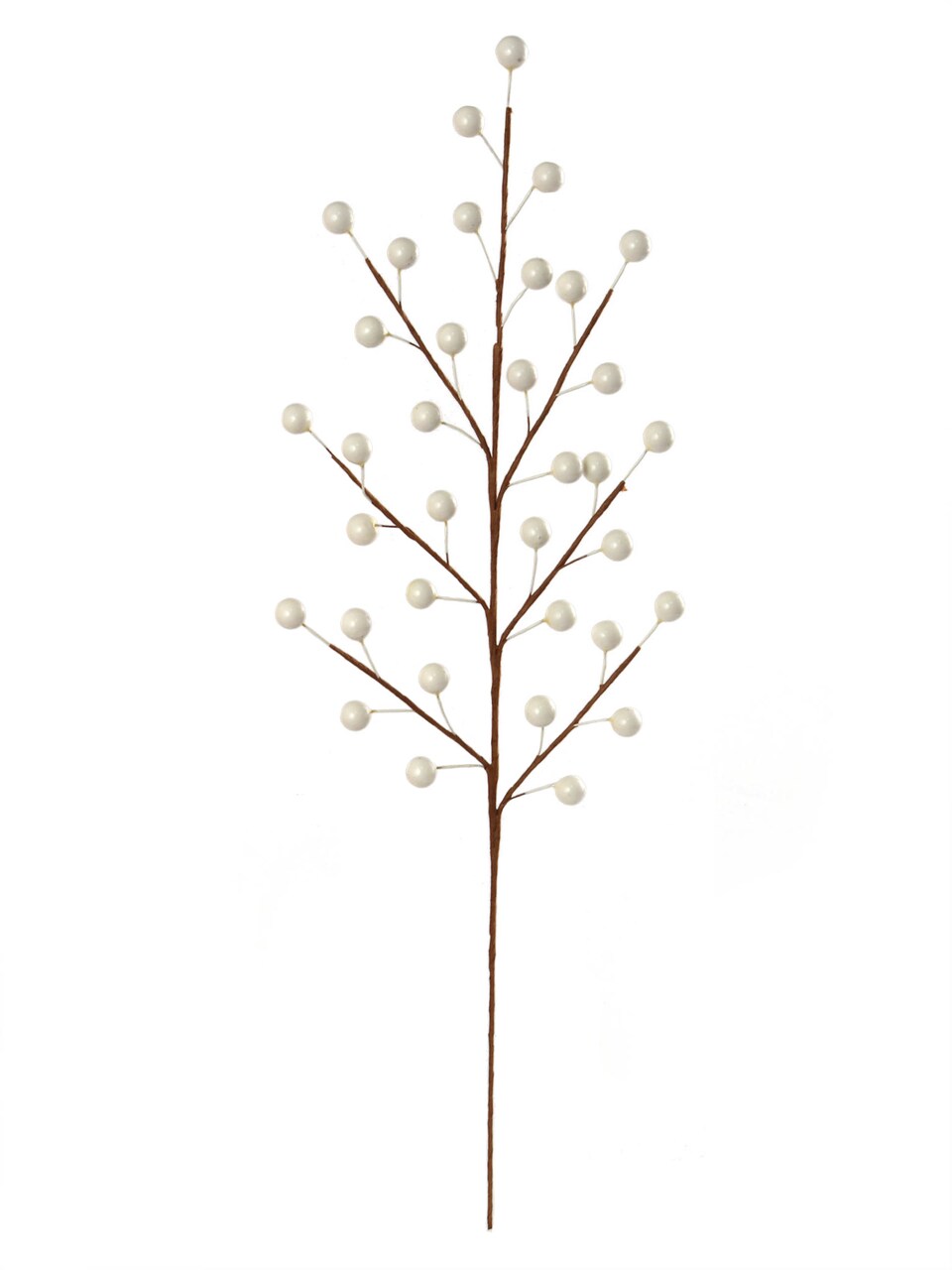 12-Pack: Pearl White Holly Berry Pick with 35 Lifelike Berries